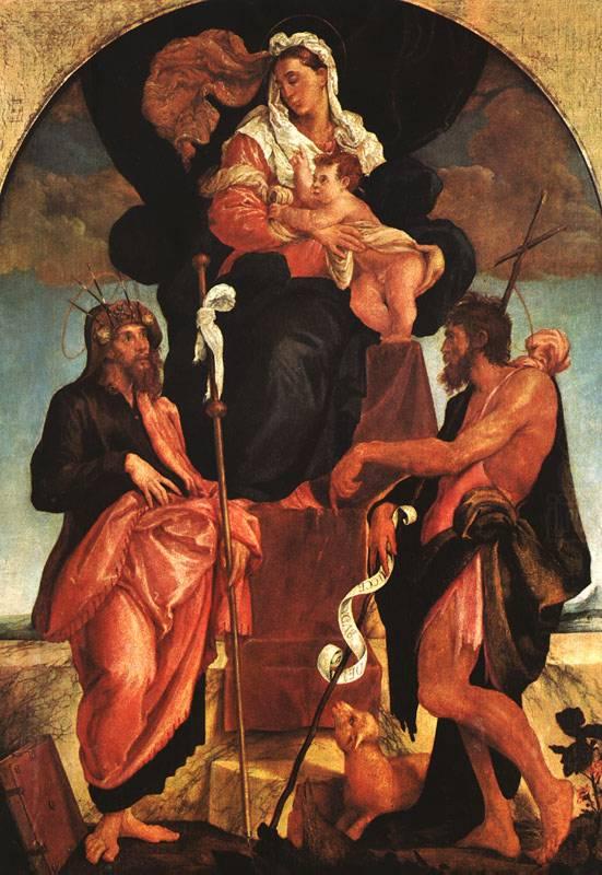Madonna and Child with Saints ff, BASSANO, Jacopo